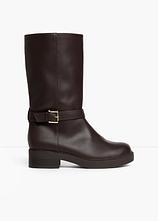 Stiefel mit Schnalle in braun - bonprix