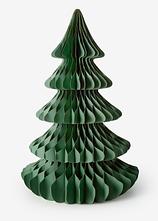Deko-Papier-Weihnachtsbaum in grün von vorne - bonprix