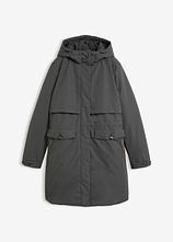 Wasserabweisende Funktions-Jacke in grau von vorne - bonprix