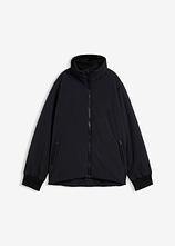 Winterjacke im Blouson-Stil in schwarz von vorne - bonprix
