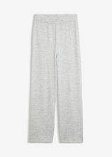 Strick-Hose in grau von vorne - bonprix