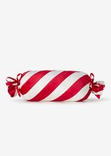 Dekoratives Kissen in Bonbon Form in rot von vorne - bonprix