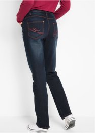 Baumwoll-Stretch-Jeans mit Bequembund, Straight, bpc bonprix collection
