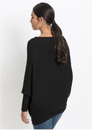 Oversize-Pullover mit asymmetrischem Saum, BODYFLIRT