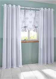 Gardine aus feiner Batist Struktur (1er Pack), bonprix