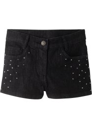 Mädchen Jeans-Shorts mit Glitzersteinen, John Baner JEANSWEAR