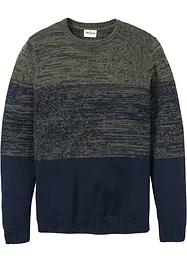 Feinstrickpullover mit Komfortschnitt und Baumwolle, bonprix