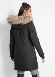 Warmer Funktions-Outdoor-Mantel mit Fellimitat, bpc bonprix collection