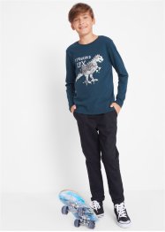 Jungen Langarmshirt mit Wendepailletten aus Bio-Baumwolle, bpc bonprix collection