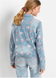 Jeansjacke mit Blumenprint, RAINBOW