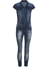 Jeans-Jumpsuit mit Knöpfen, RAINBOW