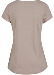 Flammgarn-Shirt mit kurzen Ärmeln, bpc bonprix collection
