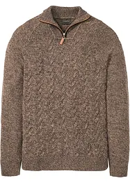 Troyer-Pullover mit Wolle, bonprix