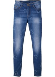 Mädchen Skinny-Jeans mit Sternen, John Baner JEANSWEAR