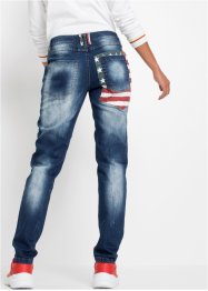 Boyfriend-Jeans mit aufgesetzter Flagge, RAINBOW
