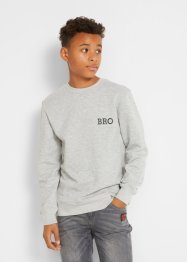 Jungen Sweatshirt "BRO" (2er-Pack) Bio Baumwolle, bpc bonprix collection