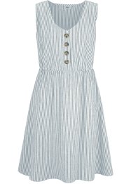 Leinen-Kleid mit Knopfleiste, bpc bonprix collection