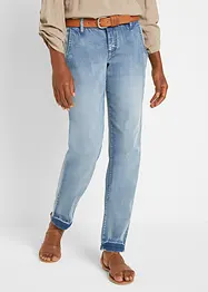 Soft-Stretch-Jeans im Chinostil, verkürzt, bonprix