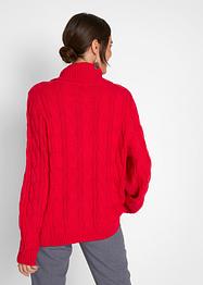 Rollkragenpullover mit Zopfmuster, bpc selection