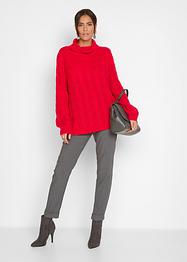 Rollkragenpullover mit Zopfmuster, bpc selection