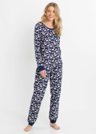 Pyjama aus Bio-Baumwolle, bpc bonprix collection