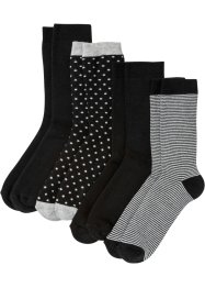 Thermo Frottee Socken (4er Pack) mit Geschenkkarte, bpc bonprix collection