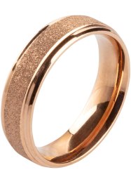 Edelstahl Ring mit partieller Mattierung, bpc bonprix collection