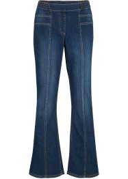 Stretch-Jeans mit formgebenden Nähten und Bequembund, Flared, bpc bonprix collection