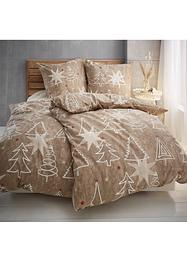 Bettwäsche mit Tannenbäumen, bpc living bonprix collection