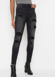 Skinny-Jeans mit Destroy-Effekten, RAINBOW