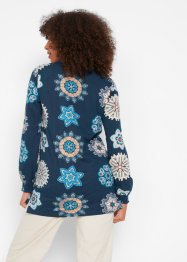 Baumwoll-Longshirt mit Mandala-Muster und Seitenschlitzen, bpc bonprix collection