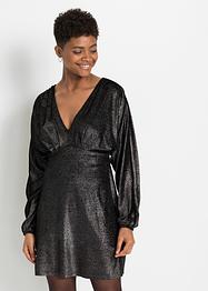 Glitzer Kleid aus Samt mit tiefem V-Ausschnitt, RAINBOW