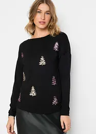 Oversize-Shirt mit Weihnachtsmotiv, bonprix