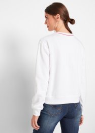 Sweatshirt mit Kontrastdetails, verkürzt, bpc bonprix collection