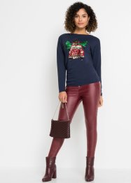 Oversize-Shirt mit Weihnachtsmotiv, BODYFLIRT boutique