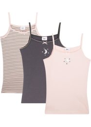 Mädchen Unterhemd (3er Pack), bpc bonprix collection