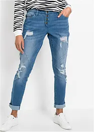 Boyfriend Jeans Mid Waist, rec. Polyester, bonprix