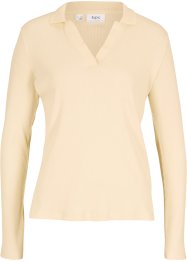 Baumwoll-Poloshirt, langarm, bpc bonprix collection