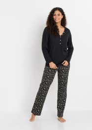 Pyjama mit Knopfleiste, bpc bonprix collection