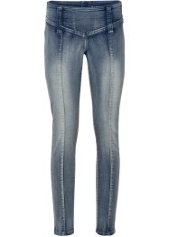 Skinny-Jeans mit Moonwash-Effekt und Teilungsnähten, RAINBOW