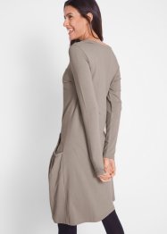 Oversized-Baumwoll-Kleid mit Taschen, ausgestellt, bpc bonprix collection