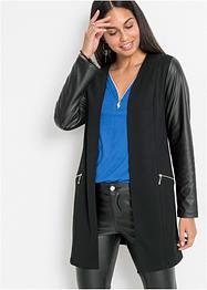 Jacke mit Lederimitat-Ärmeln, BODYFLIRT