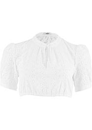 Dirndlbluse mit Lochspitze, bpc bonprix collection