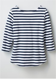 3/4 Shirt mit U-Boot-Ausschnitt, bpc bonprix collection