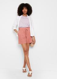 Leinen-Paperbag-Shorts, bpc bonprix collection