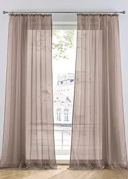 Gardine aus leichtem Voile (1er Pack), bonprix