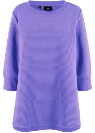 Lange Sweatshirt Tunika mit Struktur in A-Line, 3/4 Arm, bpc bonprix collection