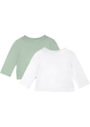 Baby Langarmshirt aus Bio-Baumwolle (2er Pack), bpc bonprix collection