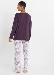 Pyjama mit Schlaghose aus Viskose, bpc bonprix collection