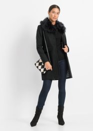 Taillierter Mantel mit Wollanteil, BODYFLIRT boutique